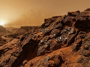 What Scientists Just Found Buried In Martian Rocks